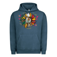 Pigment Midnight Navy mexican sunflower Urban Hoodie - CTS Tumbler Store