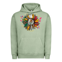 Pigment Oil Green mexican sunflower Urban Hoodie - CTS Tumbler Store