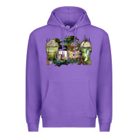 Purple veteran coffee cups Premium Hoodie - Zillion Design Studio