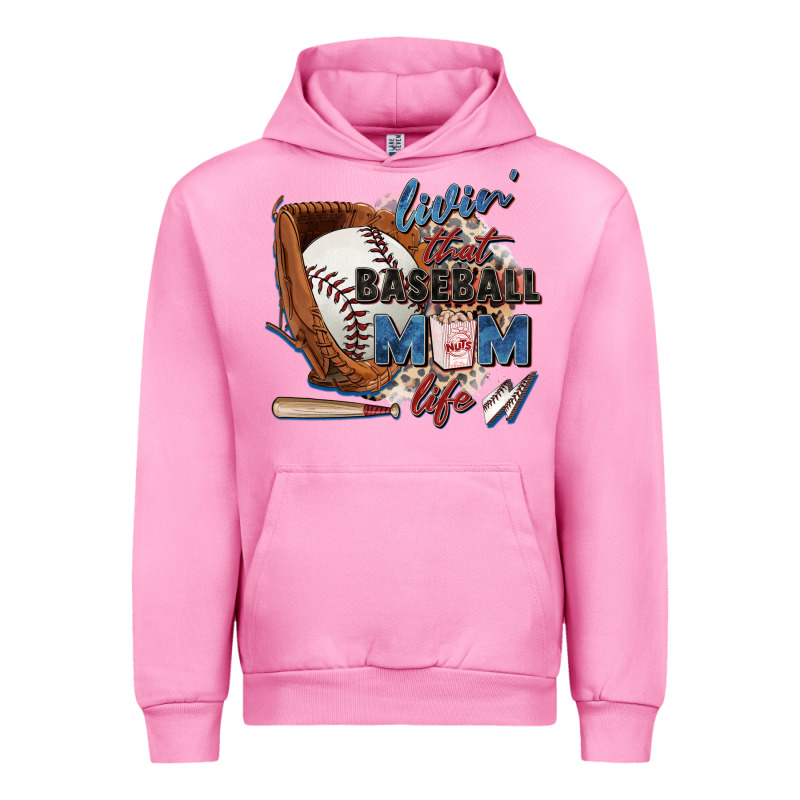 Livin' That Baseball Mom Life Urban Hoodie by Zillion Design Studio | Teevron