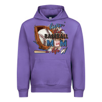 Tulip livin' that baseball mom life Urban Hoodie - Zillion Design Studio