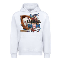 White livin' that baseball mom life Urban Hoodie - Zillion Design Studio