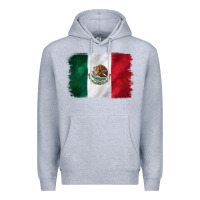Heather Grey mexican flag Premium Hoodie - CTS Tumbler Store