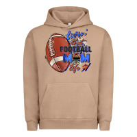 Pigment Burro livin' that football mom life Urban Hoodie - Zillion Design Studio