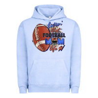 Pigment Grape Ice livin' that football mom life Urban Hoodie - Zillion Design Studio