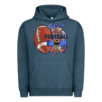 Pigment Midnight Navy livin' that football mom life Urban Hoodie - Zillion Design Studio