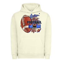 Pigment Pistachio livin' that football mom life Urban Hoodie - Zillion Design Studio