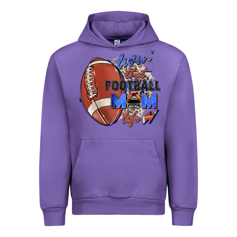 Livin' That Football Mom Life Urban Hoodie by Zillion Design Studio | Teevron