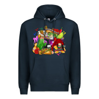 Navy mexican gnomes truck Premium Hoodie - CTS Tumbler Store