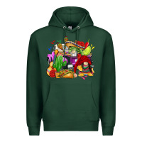 Sports Green mexican gnomes truck Premium Hoodie - CTS Tumbler Store