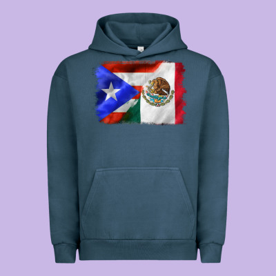 Mexico And Puerto Rico Urban Hoodie Designed By Cts Tumbler Store