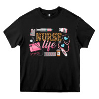 Black Western Nurse Life Heavy Core Tee - LillyAllenDesigns