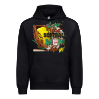 Black livin' that softball mom life Urban Hoodie - Zillion Design Studio