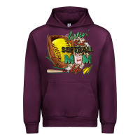 Mauve Wine livin' that softball mom life Urban Hoodie - Zillion Design Studio