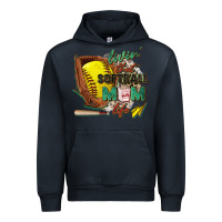 Navy livin' that softball mom life Urban Hoodie - Zillion Design Studio