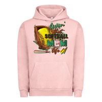 Pigment Salmon livin' that softball mom life Urban Hoodie - Zillion Design Studio