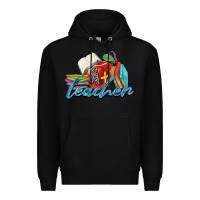 Black a  teacher Premium Hoodie - Zillion Design Studio