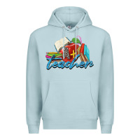 Blue Mist a  teacher Premium Hoodie - Zillion Design Studio
