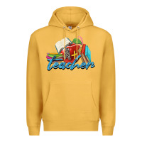 Mustard a  teacher Premium Hoodie - Zillion Design Studio