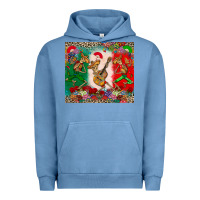 Pigment Pebble Blue mexican skeletons Urban Hoodie - CTS Tumbler Store