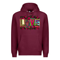 Burgundy mexican love Premium Hoodie - CTS Tumbler Store