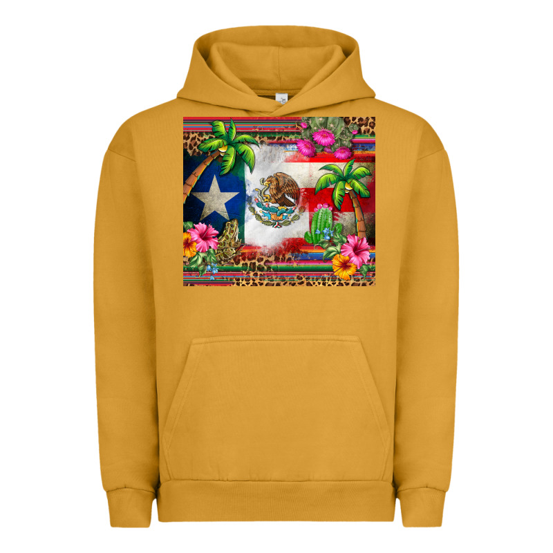 Mexico And Puerto Rico Urban Hoodie by CTS Tumbler Store | Teevron