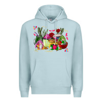 Blue Mist mexican gnomes with coffee cups Premium Hoodie - CTS Tumbler Store