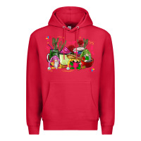 Cardinal mexican gnomes with coffee cups Premium Hoodie - CTS Tumbler Store