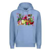 Colony Blue mexican gnomes with coffee cups Premium Hoodie - CTS Tumbler Store