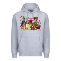 Heather Grey mexican gnomes with coffee cups Premium Hoodie - CTS Tumbler Store