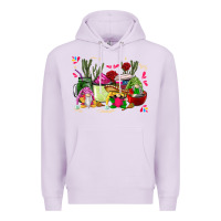 Lilac mexican gnomes with coffee cups Premium Hoodie - CTS Tumbler Store