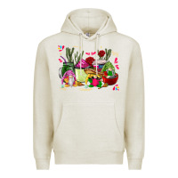 Oatmeal Heather mexican gnomes with coffee cups Premium Hoodie - CTS Tumbler Store
