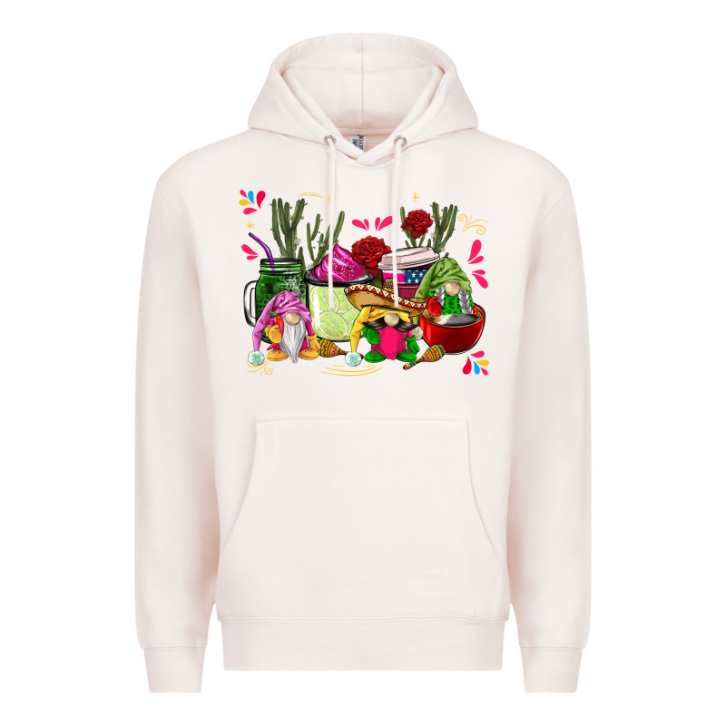 Mexican Gnomes With Coffee Cups Premium Hoodie by CTS Tumbler Store | Teevron