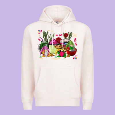 Mexican Gnomes With Coffee Cups Premium Hoodie Designed By Cts Tumbler Store