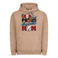 Pigment Burro loud and proud baseball mom Urban Hoodie - Zillion Design Studio