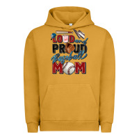 Pigment Peanut Butter loud and proud baseball mom Urban Hoodie - Zillion Design Studio