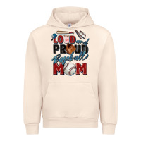 Sandshell loud and proud baseball mom Urban Hoodie - Zillion Design Studio