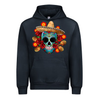 Navy mexico skull Urban Hoodie - CTS Tumbler Store