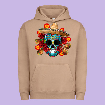 Mexico Skull Urban Hoodie Designed By Cts Tumbler Store