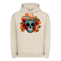 Pigment French Oak mexico skull Urban Hoodie - CTS Tumbler Store