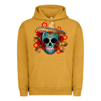 Pigment Peanut Butter mexico skull Urban Hoodie - CTS Tumbler Store