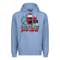 Colony Blue assistant principal Premium Hoodie - Zillion Design Studio