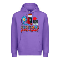 Purple assistant principal Premium Hoodie - Zillion Design Studio