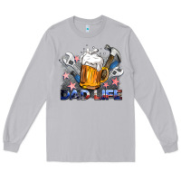 Moon Dust dad life beer and tools Long Sleeve Tee - BarkalooDesign