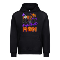 Black loud and proud basketball mom Urban Hoodie - Zillion Design Studio