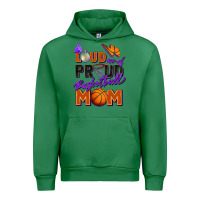 Emerald loud and proud basketball mom Urban Hoodie - Zillion Design Studio
