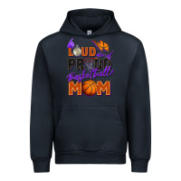 Navy loud and proud basketball mom Urban Hoodie - Zillion Design Studio
