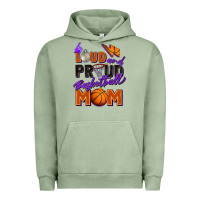 Pigment Oil Green loud and proud basketball mom Urban Hoodie - Zillion Design Studio
