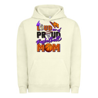 Pigment Pistachio loud and proud basketball mom Urban Hoodie - Zillion Design Studio