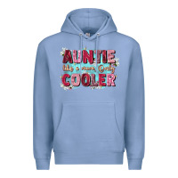 Colony Blue auntie like mom only cooler Premium Hoodie - Zillion Design Studio